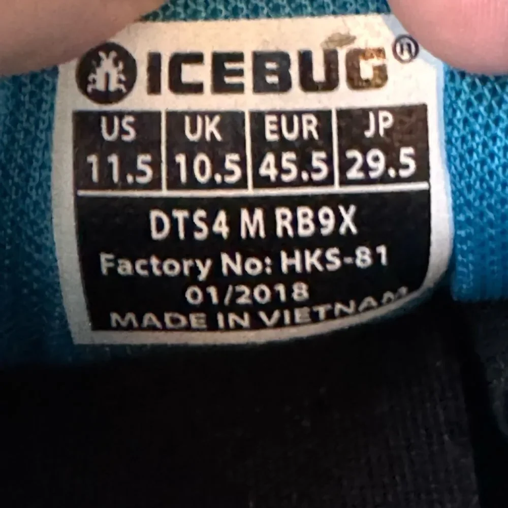 IceBug Blue‎ and Orange Athletic Shoes size 11.5